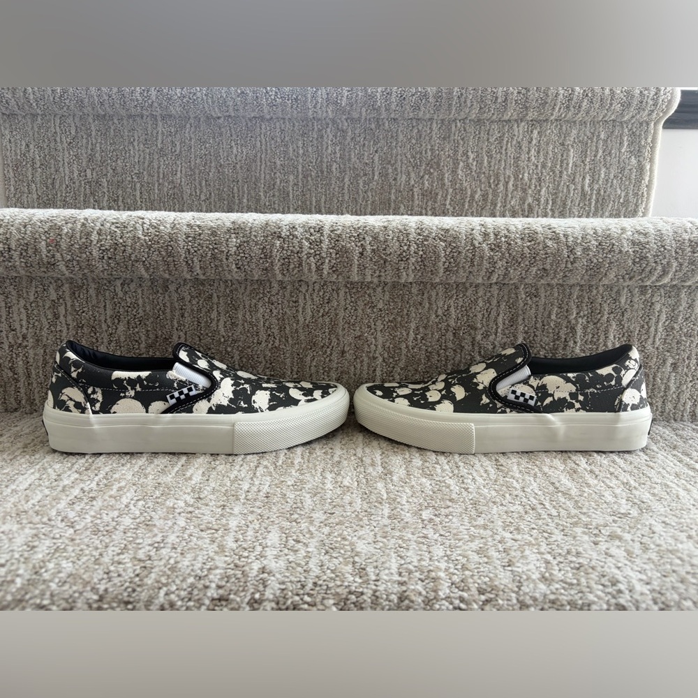 Vans Skate Slip-On Skull Pile Shoes. Men’s size 5.5. (Women’s size 7). - Picture 10 of 12